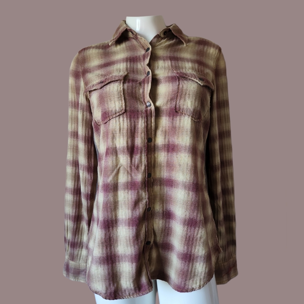 Ryan Michael Plaid Western Shirt